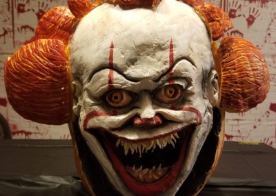 Scary It Clown Pumpkin Carving Paint KUSI